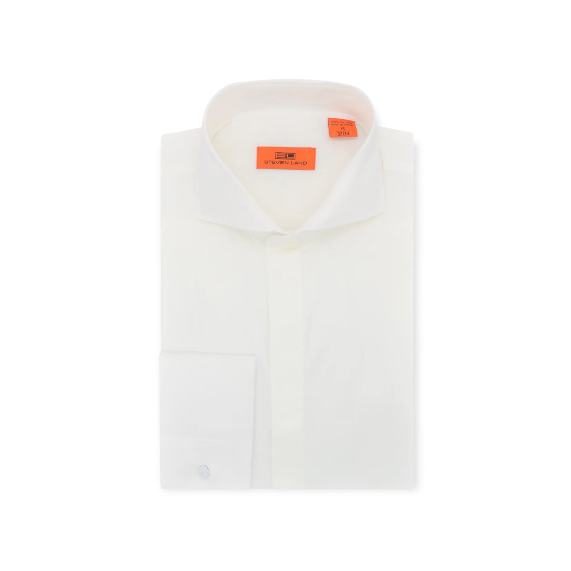 STEVENLAND: Spread Collar French Cuff Dress Shirt DS447